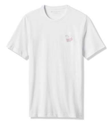 Travis Mathew Founding Member Tee herr t-shirt, vit