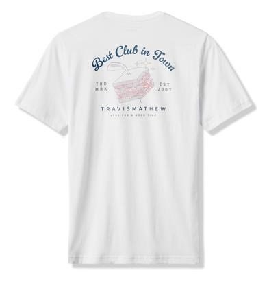 Travis Mathew Founding Member Tee herr t-shirt, vit