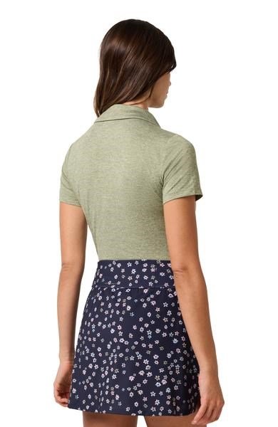 Travis Mathew Skyloft Light dam polo, heather oil green
