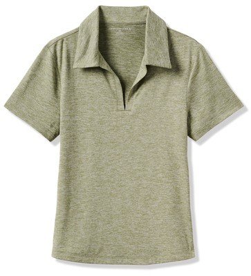 Travis Mathew Skyloft Light dam polo, heather oil green