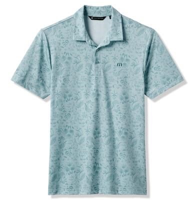 Travis Mathew Featherweight Paradise herr polo, forget me not