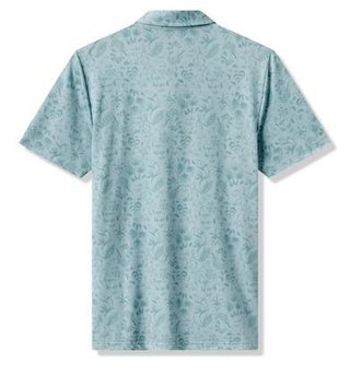 Travis Mathew Featherweight Paradise herr polo, forget me not