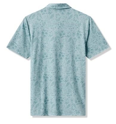 Travis Mathew Featherweight Paradise herr polo, forget me not