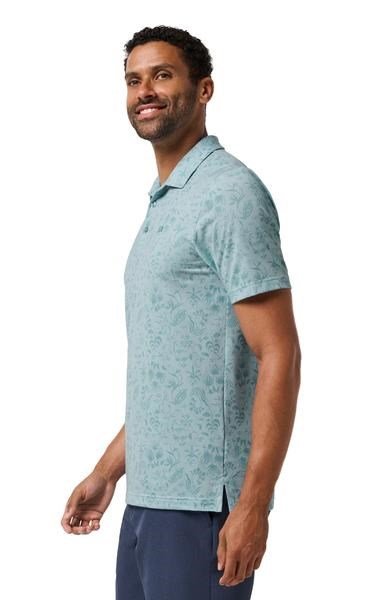 Travis Mathew Featherweight Paradise herr polo, forget me not