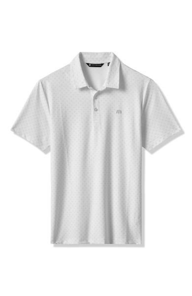 Travis Mathew Featherweight Salt Breeze herr polo, vit
