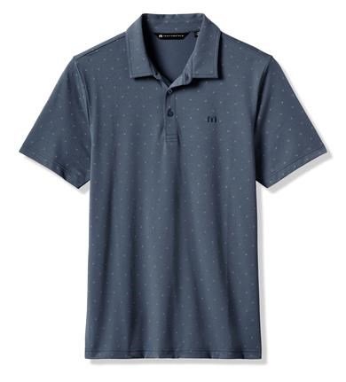 Travis Mathew Performance Jersey Wave herr polo, bering sea