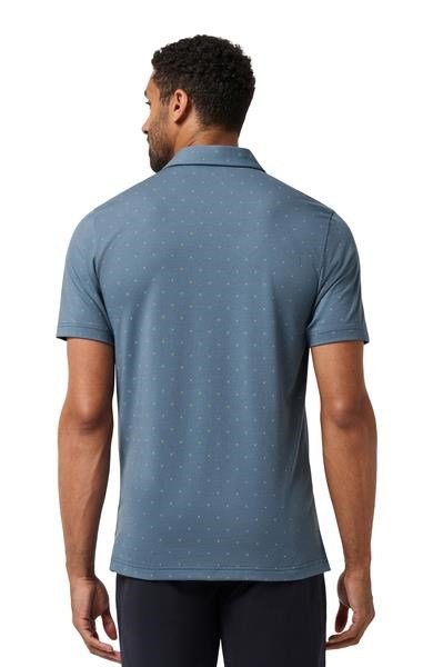 Travis Mathew Performance Jersey Wave herr polo, bering sea