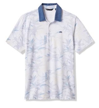Travis Mathew Featherweight Drift herr polo, vit