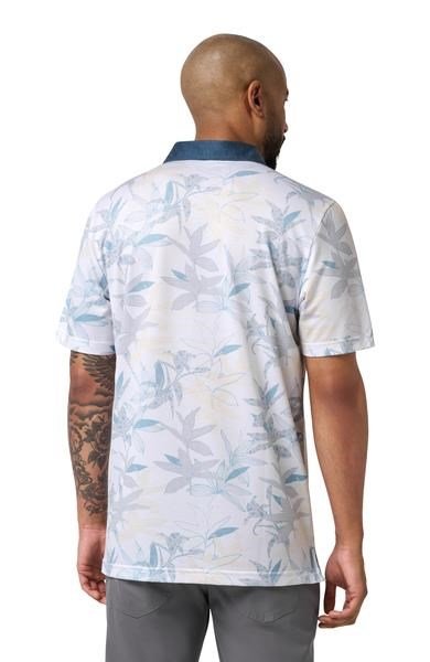 Travis Mathew Featherweight Drift herr polo, vit