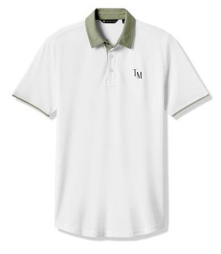 Travis Mathew AB Energy herr polo, vit