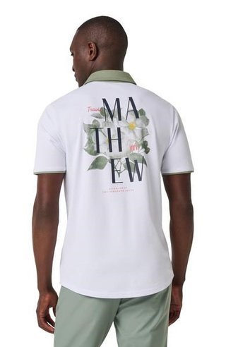 Travis Mathew AB Energy herr polo, vit