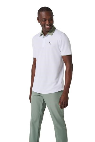 Travis Mathew AB Energy herr polo, vit