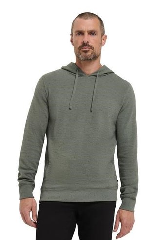 Travis Mathew Cloud Wafle herr sweatshirt, dark olive
