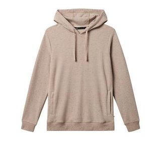 Travis Mathew Cloud Wafle herr sweatshirt, oxford tan