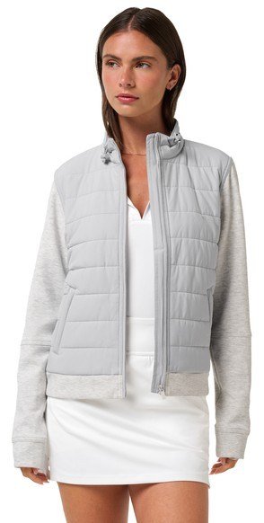 Travis Mathew Skyloft Soft Espresso Martini damjacka, heather light grey