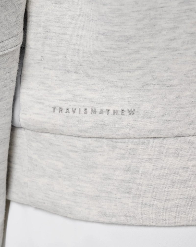 Travis Mathew Skyloft Soft Espresso Martini damjacka, heather light grey