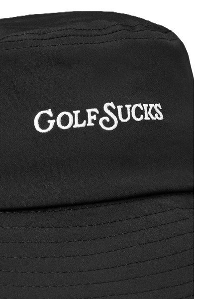 Travis Mathew Golf Sucks bucket hat, svart