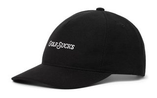 Travis Mathew Golf Sucks herrkeps, svart