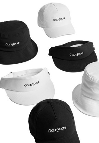 Travis Mathew Golf Sucks herrkeps, svart
