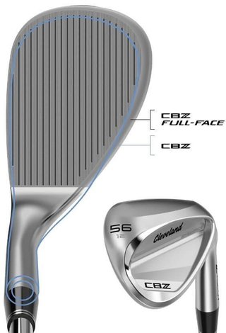 Cleveland CBZ Tour Satin Full Face wedge, stål