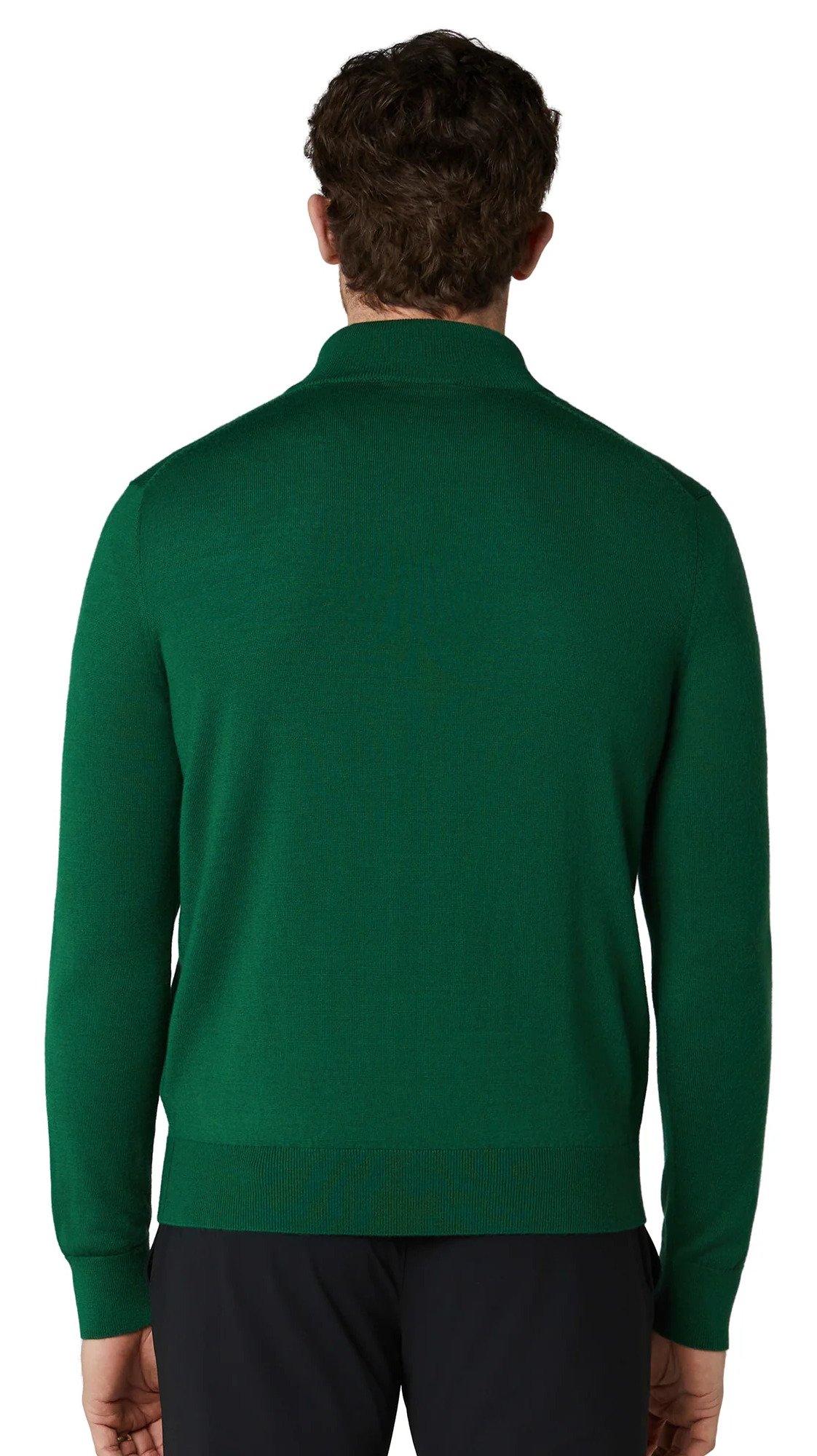 Callaway 1/4 Zip Mock herrtröja, deep galapagos green