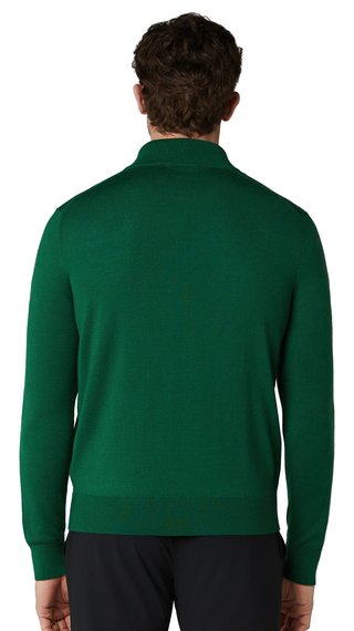 Callaway 1/4 Zip Mock herrtröja, deep galapagos green