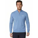 Callaway 1/4 Zip Mock herrtröja, vista blue