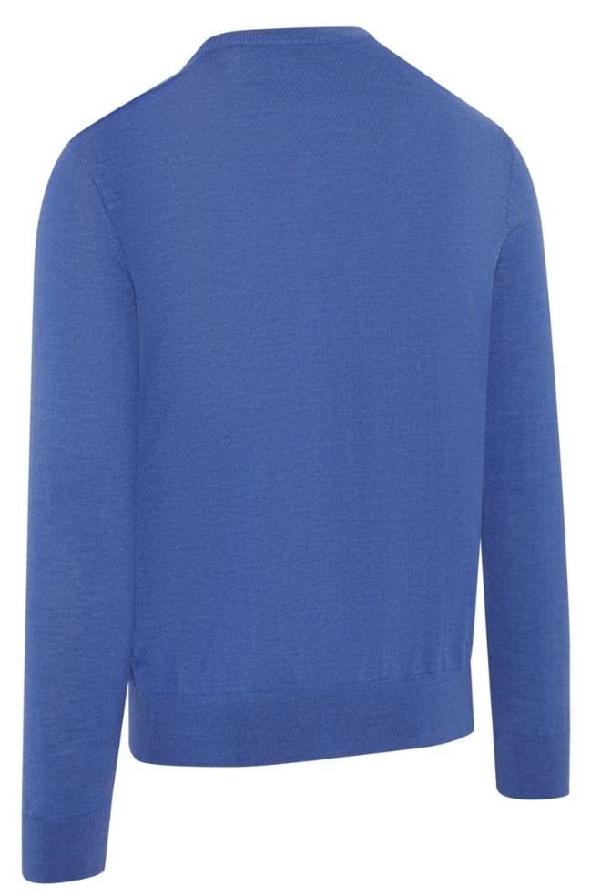 Callaway Crew Neck Merino Mix herrtröja, light magnetic blue heather