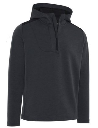 Callaway Soft Touch 1/4 Zip Premium herr hoodie, black heather