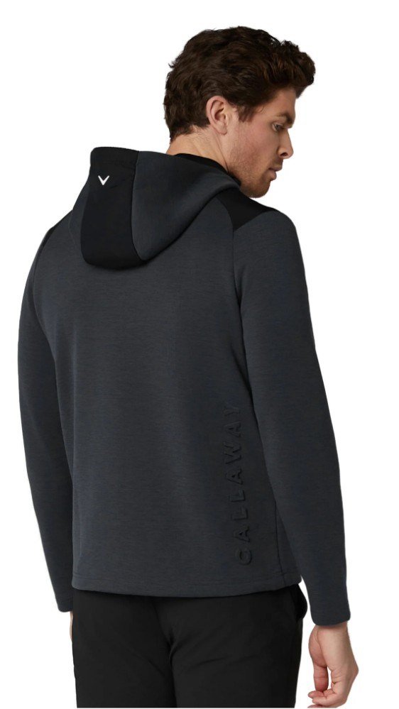 Callaway Soft Touch 1/4 Zip Premium herr hoodie, black heather