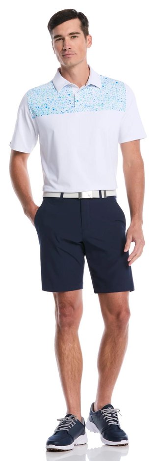 Callaway Driving Range Engineered Print herr polo, bright white