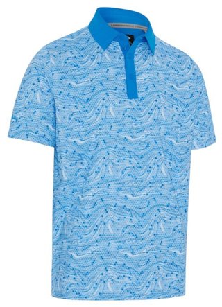 Callaway Hex Marble herr polo, brilliant blue