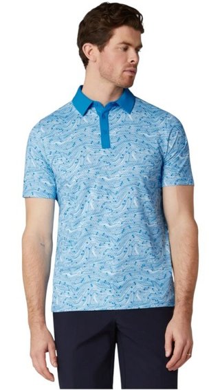 Callaway Hex Marble herr polo, brilliant blue