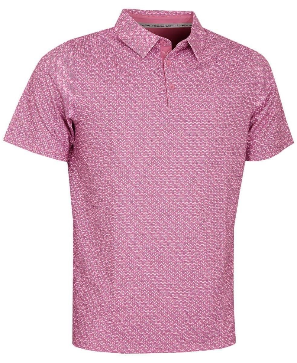 Callaway Timeless Chev herr polo, rose boquet