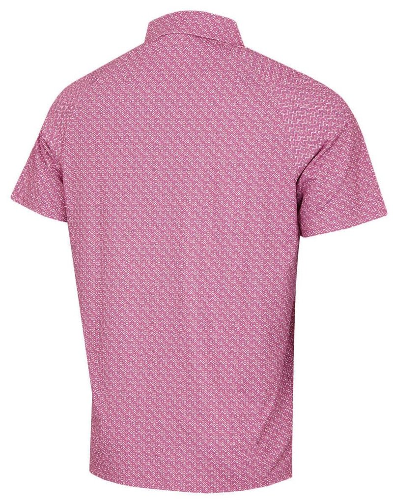 Callaway Timeless Chev herr polo, rose boquet