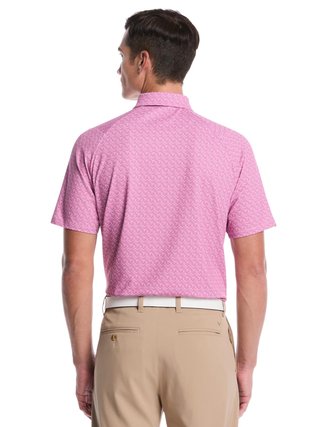 Callaway Timeless Chev herr polo, rose boquet