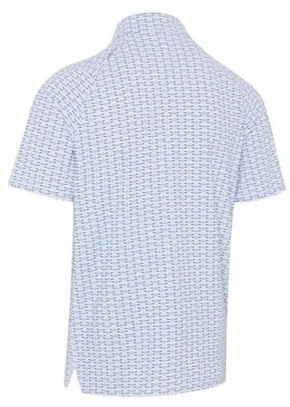 Callaway Albatross Geo Print herr polo, bright white