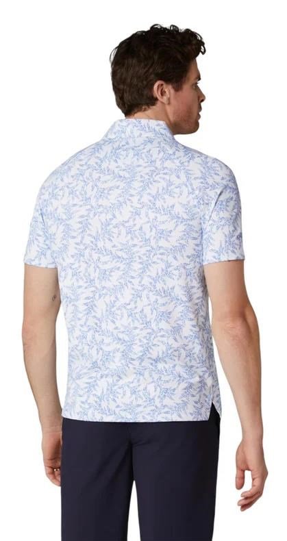 Callaway Chev Botanical herr polo, vista blue