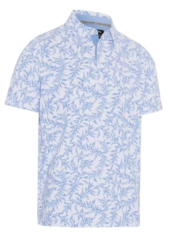 Callaway Chev Botanical herr polo, vista blue