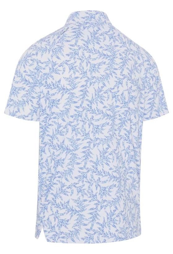 Callaway Chev Botanical herr polo, vista blue