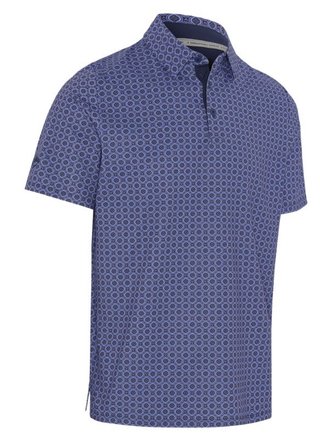 Callaway Club Print herr polo, peacoat
