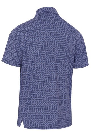 Callaway Club Print herr polo, peacoat