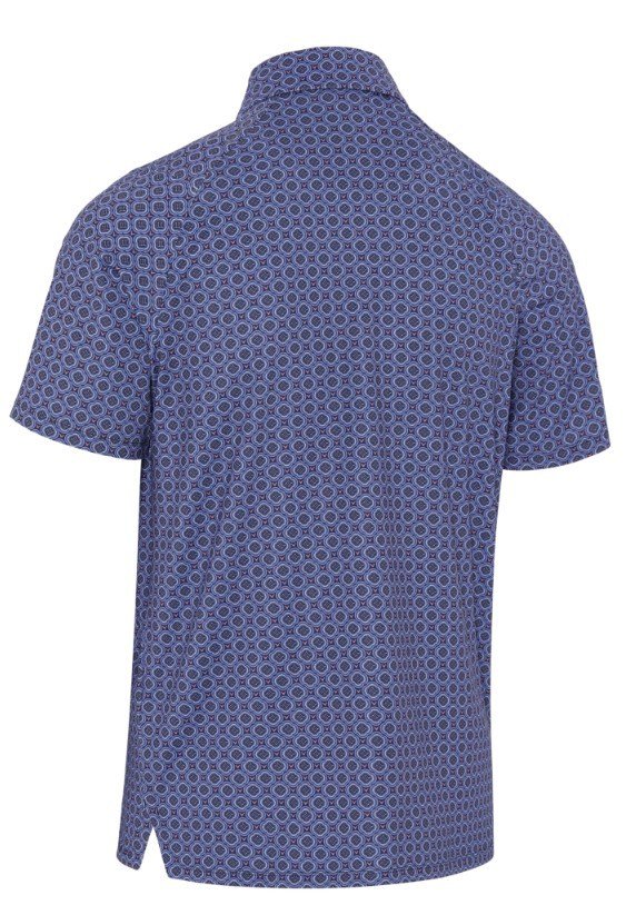 Callaway Club Print herr polo, peacoat