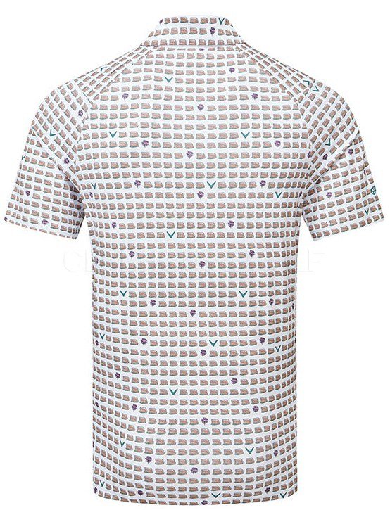 Callaway One Pimento herr polo, bright white