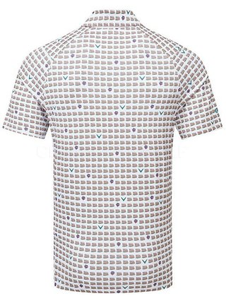 Callaway One Pimento herr polo, bright white