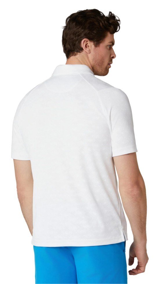 Callaway Odyssey Ventilated Jacquard herr polo, bright white