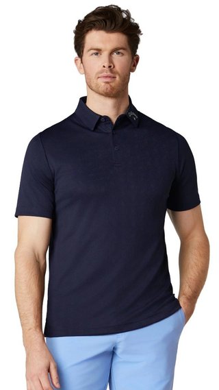 Callaway Odyssey Ventilated Jacquard herr polo, peacoat