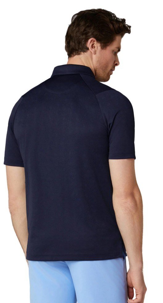 Callaway Odyssey Ventilated Jacquard herr polo, peacoat