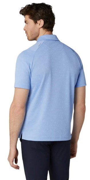 Callaway Odyssey Ventilated Jacquard herr polo, vista blue