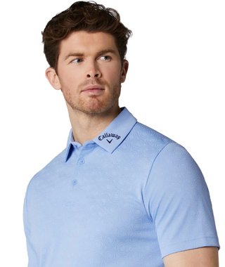 Callaway Odyssey Ventilated Jacquard herr polo, vista blue